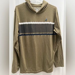 Like new boys Nautica green hoodie